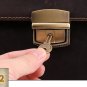 New Blue Shoulder Bags for Men Blue Suit Cases with Flaps Leather Suit Cases Blue Bags LMF24-8