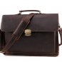 New Blue Shoulder Bags for Men Blue Suit Cases with Flaps Leather Suit Cases Blue Bags LMF24-8