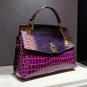 Luxury Designer Brand New High Quality Leather Handbags Orange Totes Durable Orange Purse LMF24-413