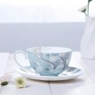 Rsslyn Tea Cup Set Bone China Luxury Gift Friends Creative Sipping Teas Together LMF24-417 Blue Cups