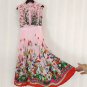 Rsslyn White Dress for Summer Fashion White Dress for Spring Floral Butterfly Prints LMF24-4189