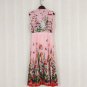 Rsslyn White Dress for Summer Fashion White Dress for Spring Floral Butterfly Prints LMF24-4189