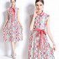 Rsslyn Fashion Red Dress for Happy Valentine Luxury Style Runway Dresses LMF24-421 Maxi Dress