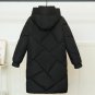 Green Parka for Women Cotton Duck Down Mint Green Coat Hooded Winter Jackets for Women LMF24-425
