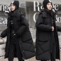 Green Parka for Women Cotton Duck Down Mint Green Coat Hooded Winter Jackets for Women LMF24-425