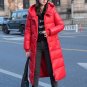Rsslyn Royal Blue Parka Extra Long Coat Female Winter Outwear Winter Jacket for Women  LMF24-427