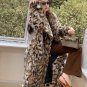 Extra Long Thick Warm Soft Fluffy Colorful Leopard Overcoats Fall Autumn Gift LMF24-430 Winter Coats