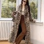 Extra Long Thick Warm Soft Fluffy Colorful Leopard Overcoats Fall Autumn Gift LMF24-430 Winter Coats