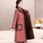 Rsslyn Plaid Coats for Women Black Overcoats Quilted Jackets Cotton Stitching LMF24-434 Plus Sizes
