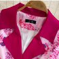 Rsslyn Luxury Trench Coats for Women Medium Pink Trenchcoats Size XL Pink Overcoats LMF24-437