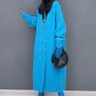 Fashion Fuchsia Cardigan Solid Color Windbreaker Versatile Cardigan LMF24-439 Hotpink Trenchcoats