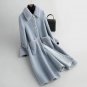 Rsslyn Wool Yellow Jacket for Women Soft and Warm Winter Jackets Soft Yellow Overcoats LMF24-442