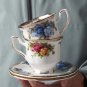 Rsslyn New Rose Teacups for Women Vintage Personal Use Mothers Day Gift LMF24-17 Red Cups Gifts