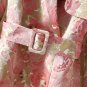 Rsslyn Luxury Trench Coat Spring Jacket for Women Pink Trenchcoat Floral Jacquard LMF24-444 Jackets