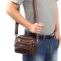 Rsslyn Male Clutch Bags Small Black Leather Bags Crossbody Bags for Boys LMF24-446 Birthday Gift