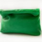 Rsslyn High-Quality Red Leather Bags Personality Roll-edge Leather Bag Lazy Casual Bags LMF24-452