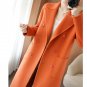 Rsslyn Teal Color Wool Trenchcoats Winter Jackets for Women Long Blazer LMF24-453 Birthday Gifts