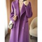 Rsslyn Teal Color Wool Trenchcoats Winter Jackets for Women Long Blazer LMF24-453 Birthday Gifts