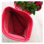 Rsslyn Ideal Valentines Day Gift Red Leather Bags Lazy Style Folded Bags Solid Leather LMF24-454