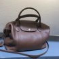 Rsslyn New Fashion Trend Blue Travel Bags Blue Handbags Large Bags Genuine Leather Purse LMF24-464