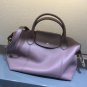 Rsslyn New Fashion Trend Blue Travel Bags Blue Handbags Large Bags Genuine Leather Purse LMF24-464