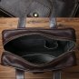 Rsslyn Portable Backpack Handbags for Men Dual Purpose Travel Bags Black Leather Bags LMF24-463
