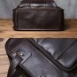 Rsslyn Portable Backpack Handbags for Men Dual Purpose Travel Bags Black Leather Bags LMF24-463