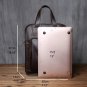 Rsslyn Portable Backpack Handbags for Men Dual Purpose Travel Bags Black Leather Bags LMF24-463