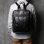 Rsslyn Black Leather Bags for Men Retro Leather Men Briefcase Natural Leather LMF24-465 Large Bags