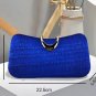 Rsslyn New Fashion Blue Purse for Women Royal Blue Shoulder Bags I-Phone Bags LMF24-466 Small Bags