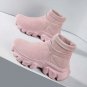 Pink Boots Elastic Boots Comfortable Slip On Lightweight Sneakers Fashion Pink Skechers LMF24-473