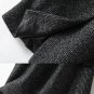 Rsslyn Black Vest for Women Sleeveless Black Overcoats Wool Thanksgiving Vest LMF24-482 Long Vests
