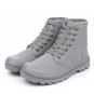 Rsslyn Hi-Top Boots for Men Unisex Size 8 Shoes Navy Blue Shoes LMF24-484 Canvas Casual Boots