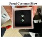Fine Earrings Moissanite Stud Earrings Hypoallergenic Elegant Earrings S925 Blue Earrings LMF24-486