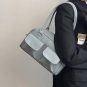 Rsslyn Black Handbags for Women LMF24-494 Double Pocket PU Leather Shopping Underarm Purse