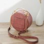 Rsslyn London Clock Bags Life is Too Short Pink Bags for Women LMF24-495 Pink Leather Bags