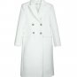 Rsslyn Bridal White Coats White Trenchcoat Elegant Woolen Coats LMF24-497 White Trench Coats