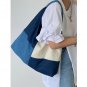 Rsslyn Blue Handbags Denim Underarm Bags for Women LMF24-500 Large Capacity Casual Bags
