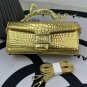 Rsslyn Silver Purse Fashion Trend Cat Handle Silver Shoulder Bags LMF24-510 New Bags for Women