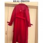 Rsslyn Warm Red Wool Fashion Trench Coat for Women Red Overcoats LMF24-517 Thicker Military Coats