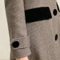 Rsslyn Luxury Designer Winter Coat Dress for Women LMF24-523 Extra Long Dress Gray Dresses
