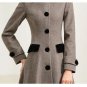 Rsslyn Luxury Designer Winter Coat Dress for Women LMF24-523 Extra Long Dress Gray Dresses