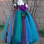 Rsslyn Fashion Peacock Tutu Dress with Free Peacock Headband Girls Costumes Kids Birthday Theme