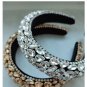 Rsslyn Silver Tiara Diamond Headbands for Women Full Crystal Luxurious Wedding Headpiece