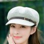 Rsslyn Hat for Summer Thin Newsboy Cap Adjustable Hat Knitted Beret Mesh Breathable Beach Straw Hat