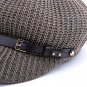 Rsslyn Hat for Summer Thin Newsboy Cap Adjustable Hat Knitted Beret Mesh Breathable Beach Straw Hat