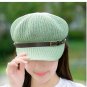 Rsslyn Hat for Summer Thin Newsboy Cap Adjustable Hat Knitted Beret Mesh Breathable Beach Straw Hat