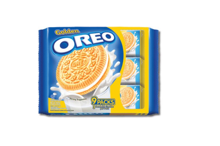 Oreo Golden Oreo Vanilla Cream Sandwich Cookies
