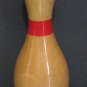 Early Bird Bowling League Wood Pin High Game 184 Trophy - 1973 Vintage 4"
