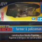 Make It Blocks Farmer / Policeman Block Figurines - Compatible With Leading Brands